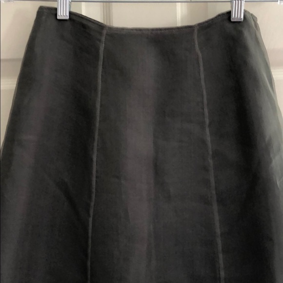 Unique and elegant Anthro full-length silk skirt. - Picture 3 of 6